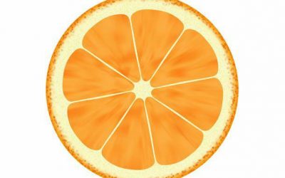Azul como una naranja