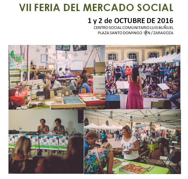 Ya tenemos fecha para la VII Feria del Mercado Social Aragón